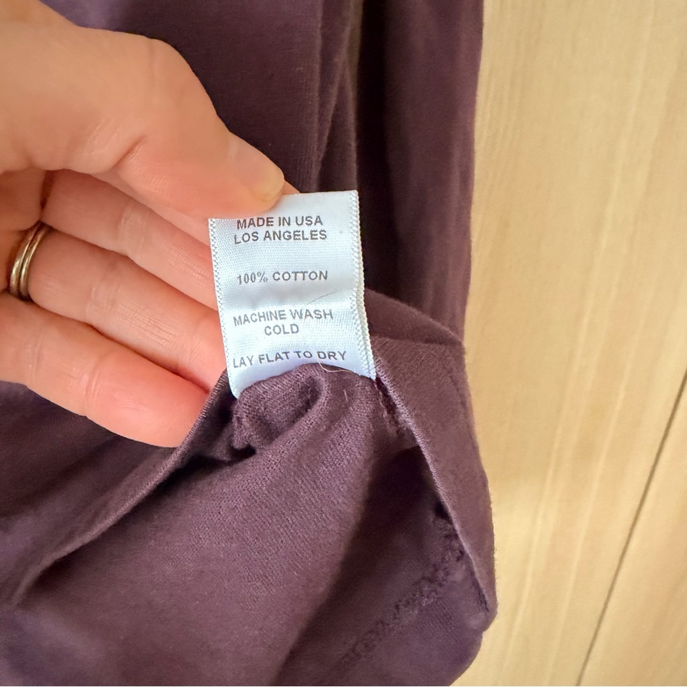 LESET Purple Long Sleeve Top Womens XS - Picture 4 of 5